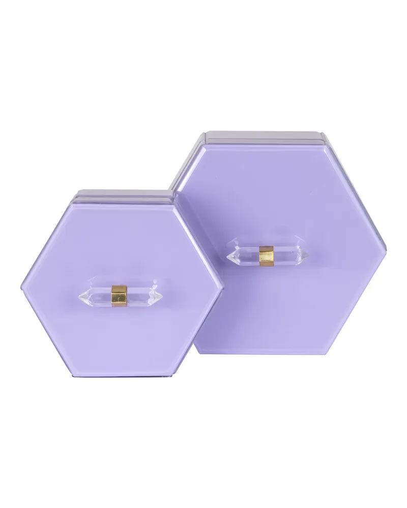 Aufbewahrungsbox Jutta, Violett, klein von Richmond Interiors, Produktansicht 5