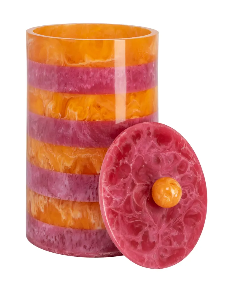 Aufbewahrungsdose Lilybelle klein, Rosa/Orange von Richmond Interiors, Produktansicht 2
