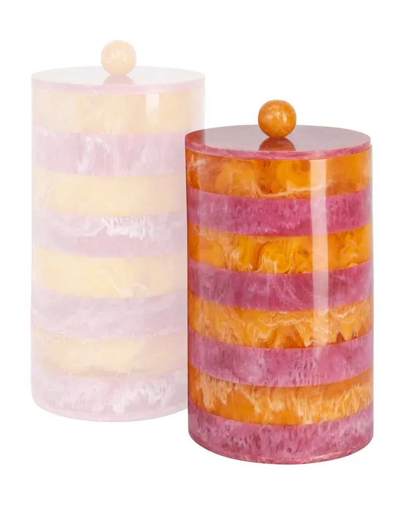 Aufbewahrungsdose Lilybelle klein, Rosa/Orange von Richmond Interiors, Produktansicht 3