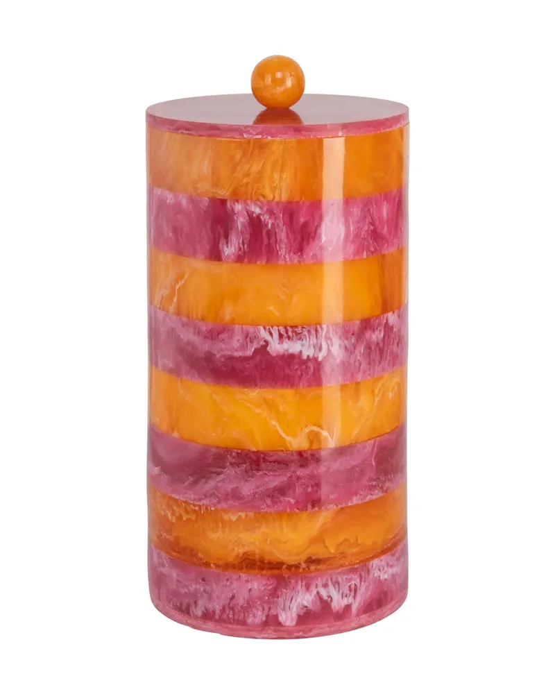 Aufbewahrungsdose Lilybelle groß, Rosa/Orange von Richmond Interiors