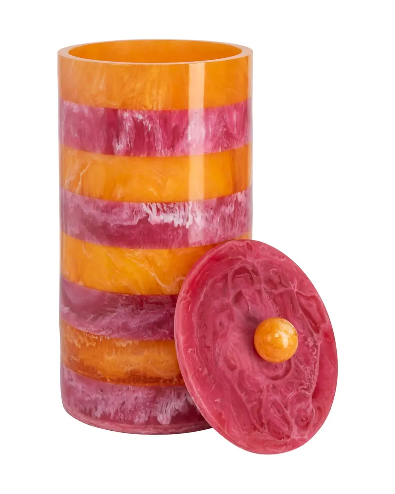 Aufbewahrungsdose Lilybelle groß, Rosa/Orange von Richmond Interiors, Produktansicht 2