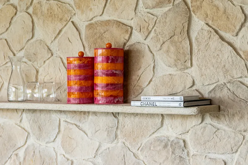 Aufbewahrungsdose Lilybelle groß, Rosa/Orange von Richmond Interiors, Wohnbeispiel 5, im Wohnraum