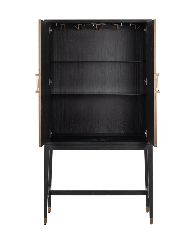 Aufbewahrungsschrank Bloomville, Brass Shagreen von Richmond Interiors, Produktansicht 2