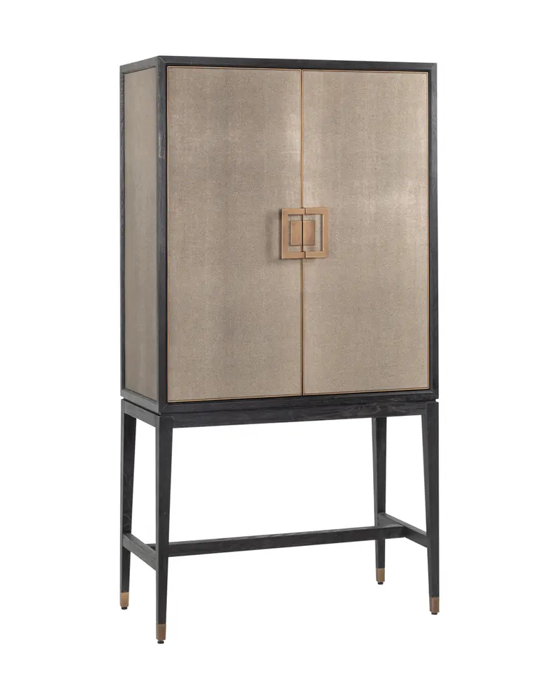 Aufbewahrungsschrank Bloomville, Brass Shagreen von Richmond Interiors, Produktansicht 4