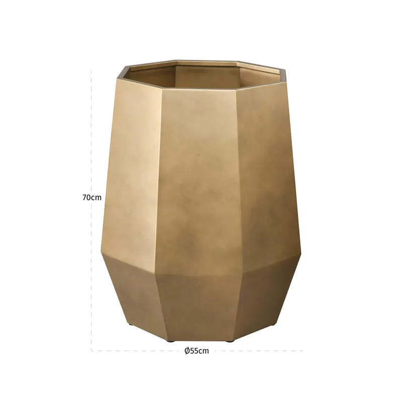 Axis Pflanzgefäß, bronze-/goldfarben, groß von Richmond Interiors, Maßzeichnung 5
