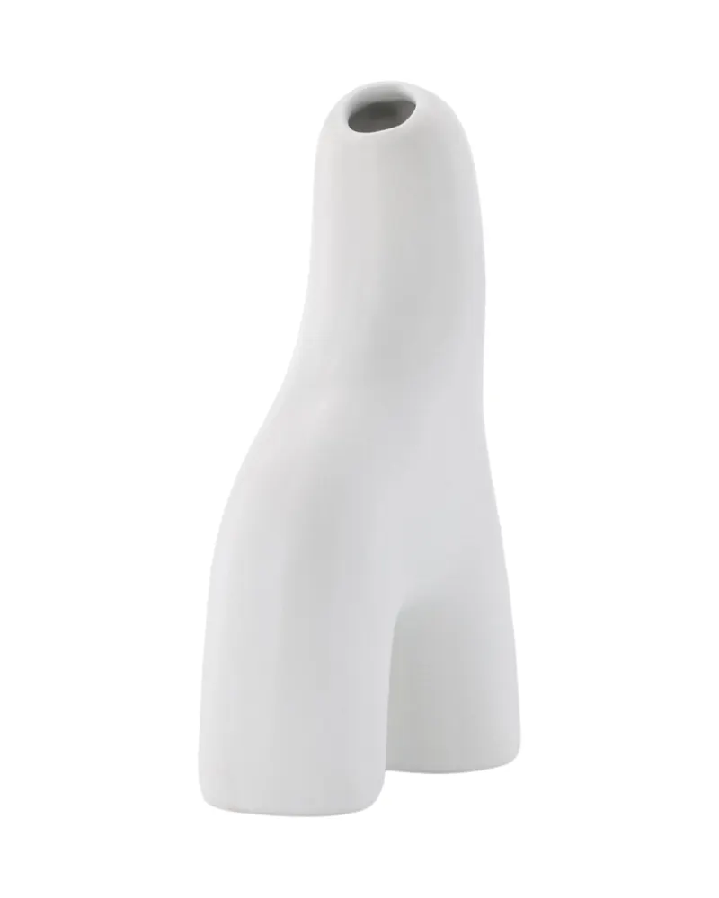Aya kleine Vase in Bogenform aus Steinzeug, Ansicht 8