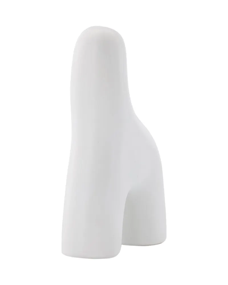 Aya kleine Vase in Bogenform aus Steinzeug, Ansicht 3