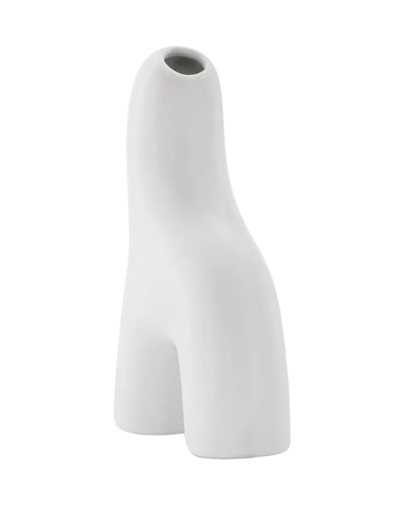 Aya kleine Vase in Bogenform aus Steinzeug, Ansicht 5