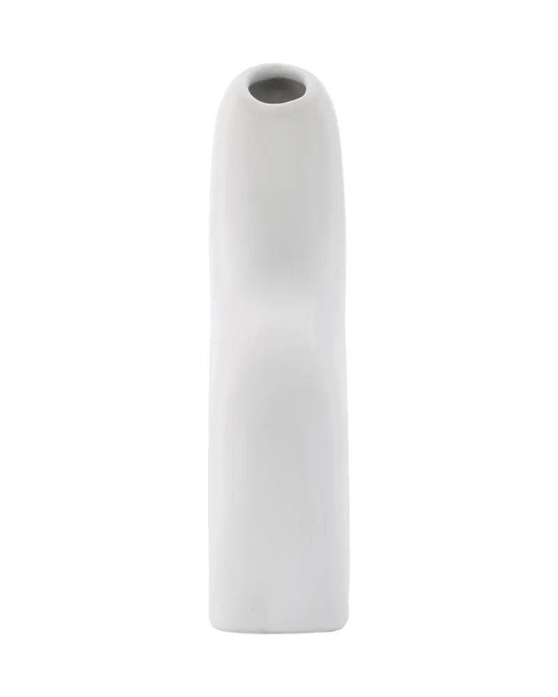 Aya kleine Vase in Bogenform aus Steinzeug, Ansicht 6