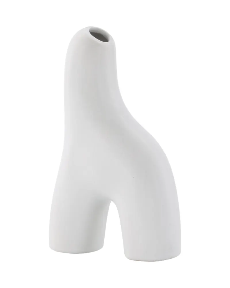 Aya kleine Vase in Bogenform aus Steinzeug, Ansicht 7