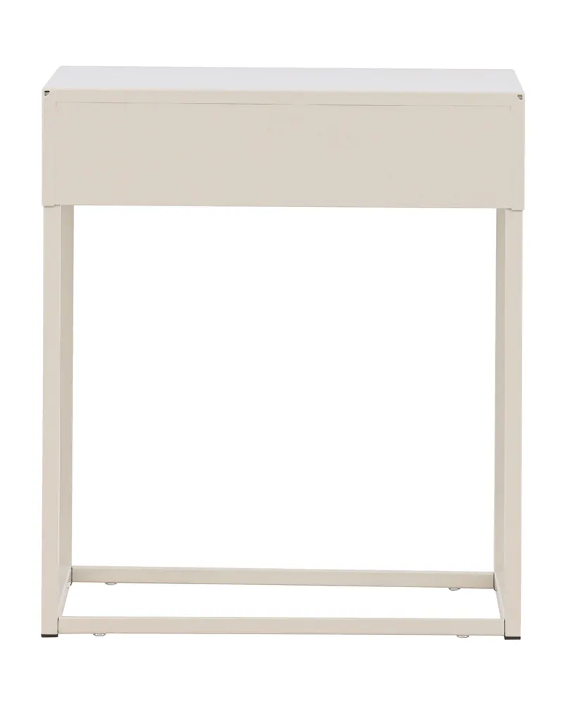 Bakal Nachttisch mit Stahlgestell in 43 × 41 cm, Beige, Ansicht 9