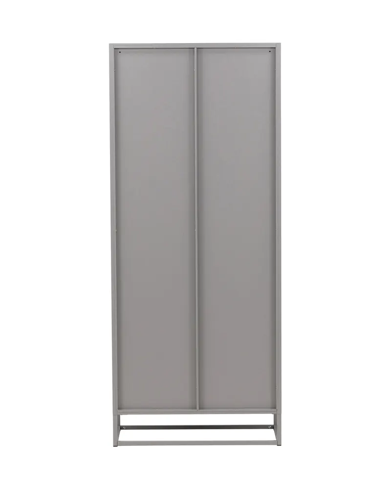 Bakal Regal mit Glastüren aus Stahl in 40,5 × 190 × 80 cm, Ansicht 11