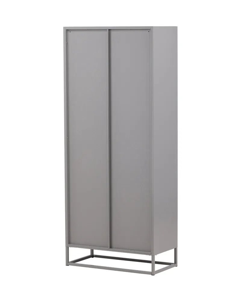 Bakal Regal mit Glastüren aus Stahl in 40,5 × 190 × 80 cm, Ansicht 12