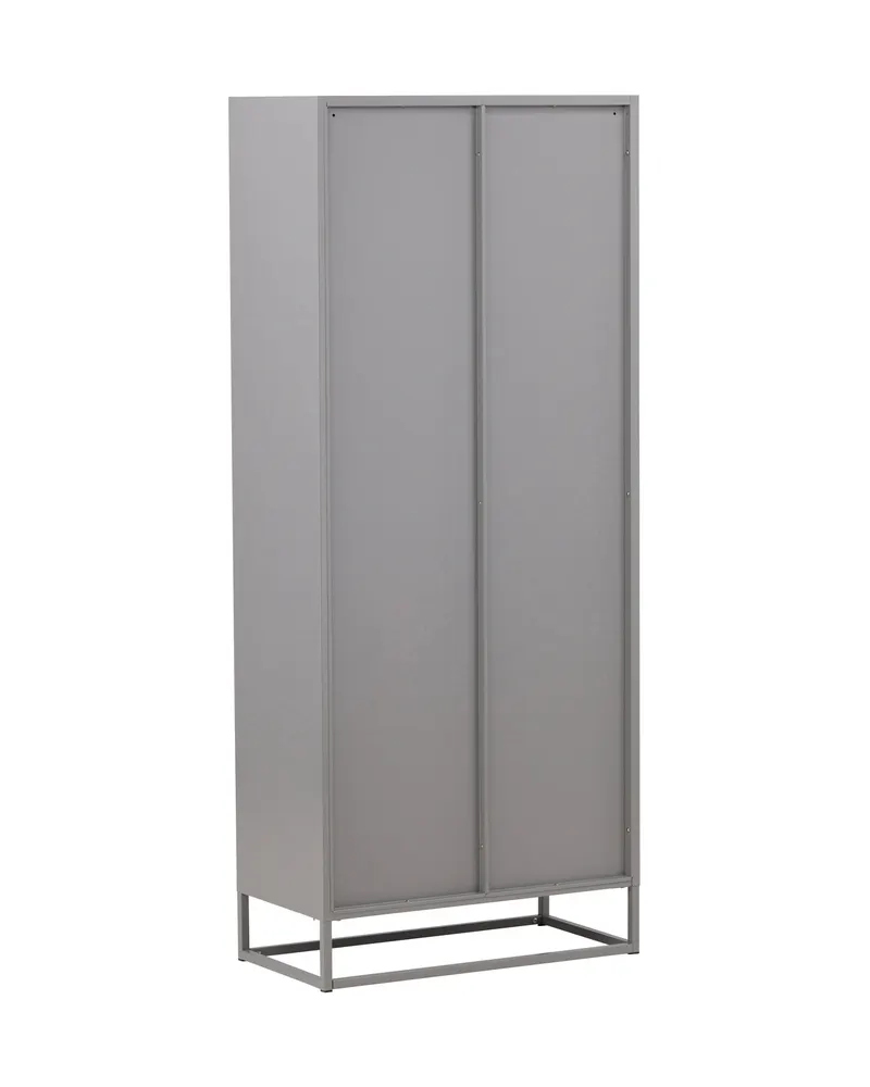Bakal Regal mit Glastüren aus Stahl in 40,5 × 190 × 80 cm, Ansicht 6