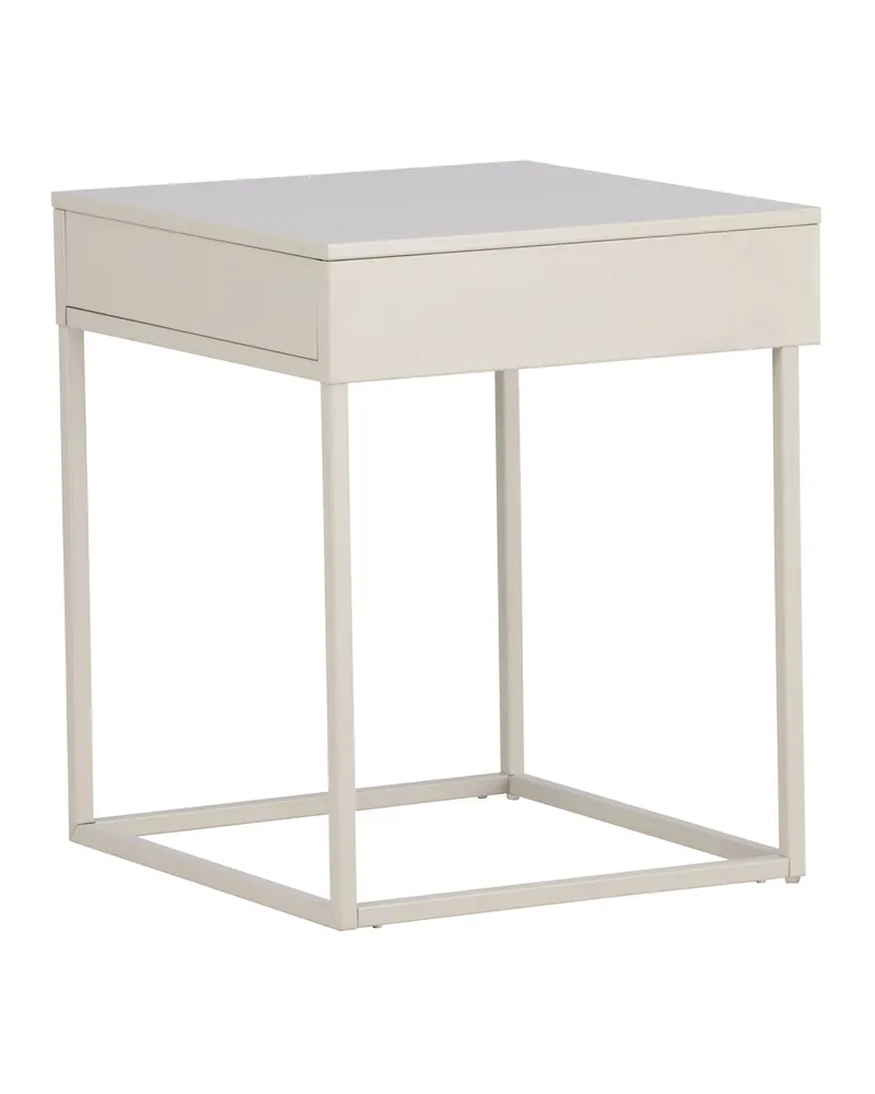 Bakal Sideboard aus Stahl mit Glastüren in 41 × 50 × 43 cm, Beige, Ansicht 12