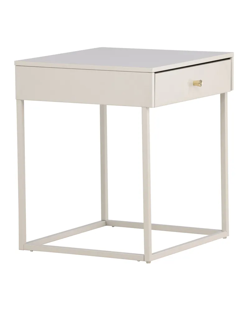 Bakal Sideboard aus Stahl mit Glastüren in 41 × 50 × 43 cm, Beige, Ansicht 3