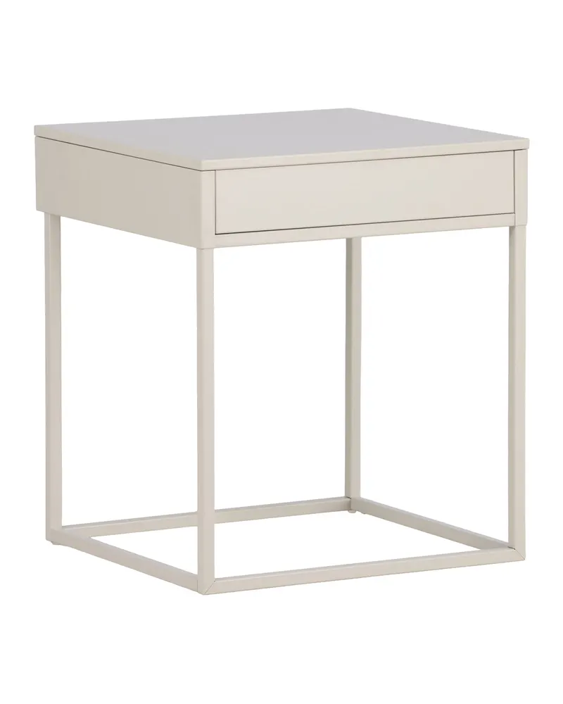 Bakal Sideboard aus Stahl mit Glastüren in 41 × 50 × 43 cm, Beige, Ansicht 6