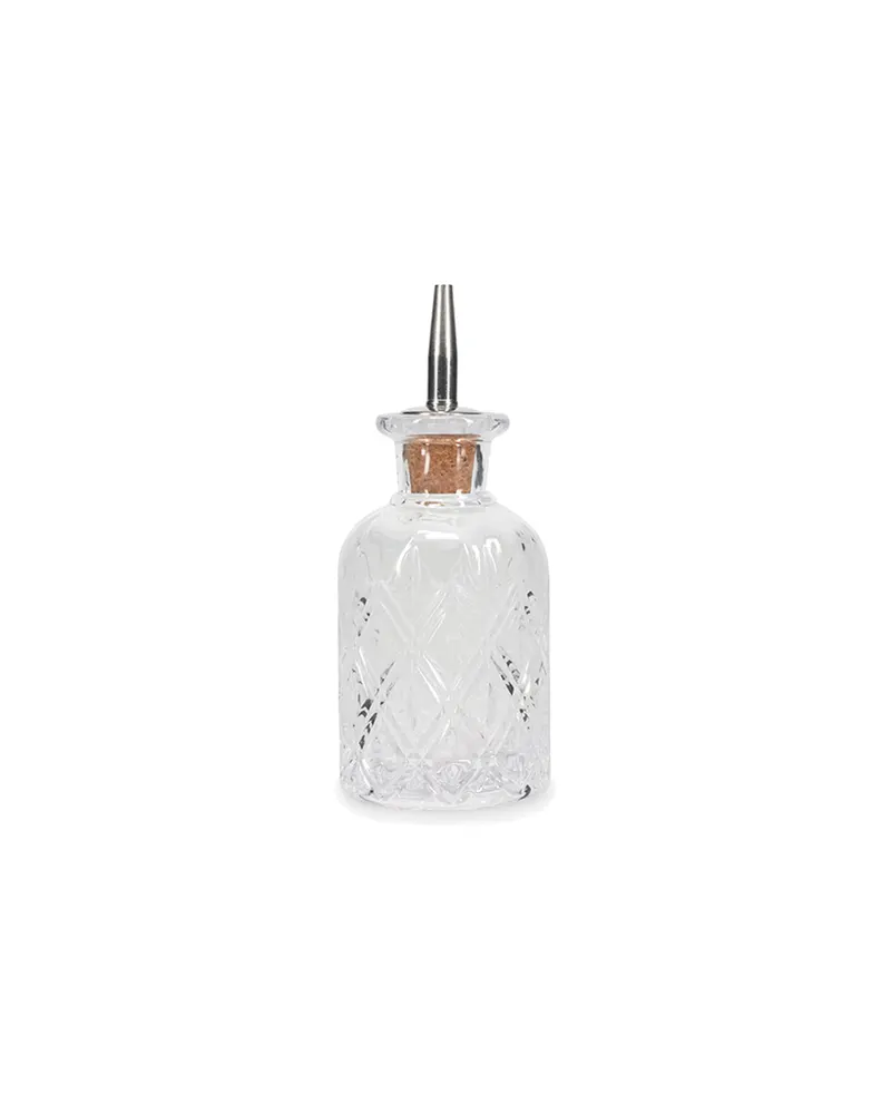 Bar Bitters-Flasche aus klarem Glas, in Geschenkverpackung