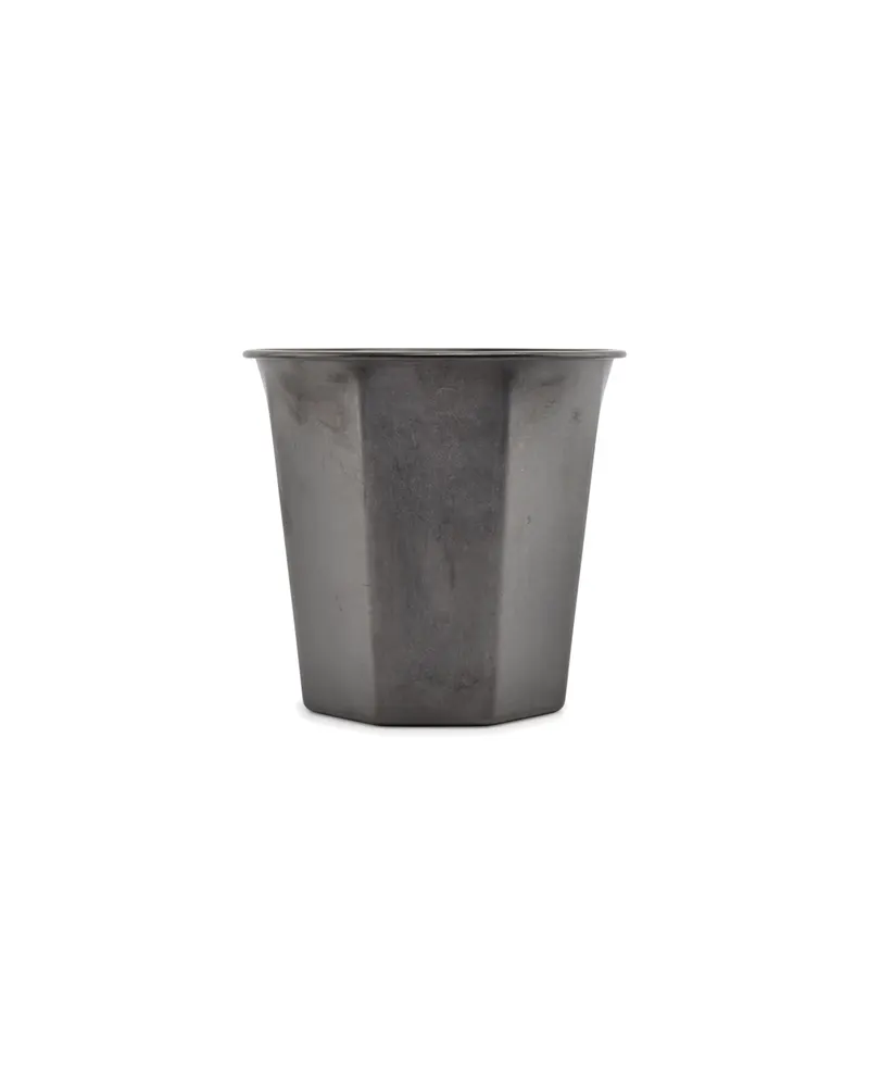 Bar Eiswürfelbehälter aus Edelstahl in Vintage-Optik, Antiksilber