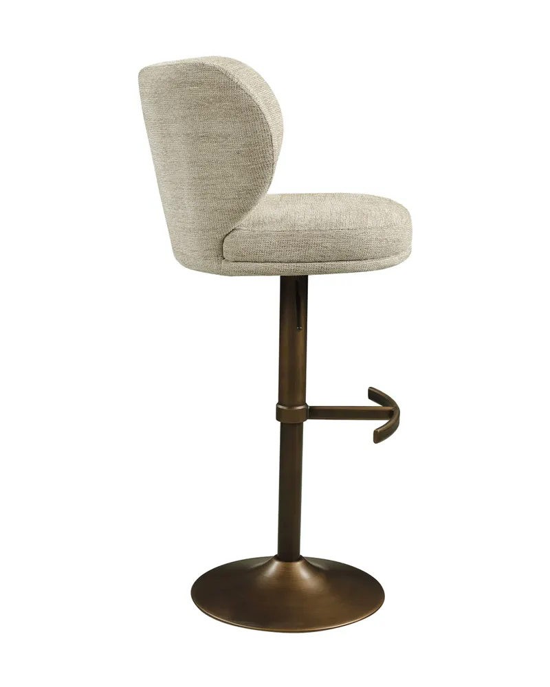 Barhocker Amely, Natural softweave, drehbar von Richmond Interiors, Produktansicht 4