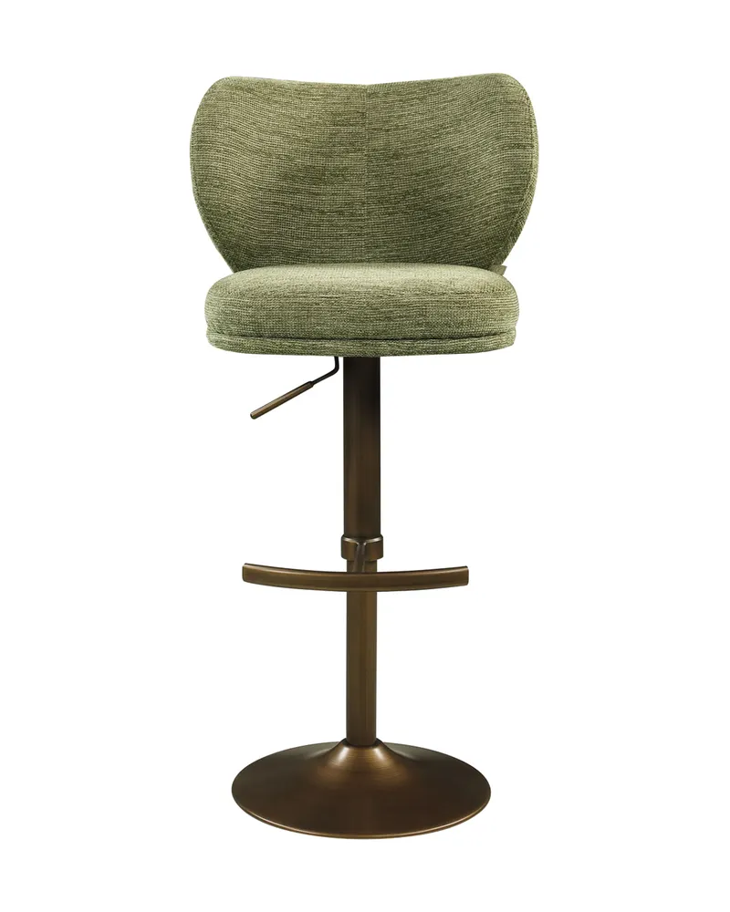 Barhocker Amely, Pistache softweave, drehbar von Richmond Interiors
