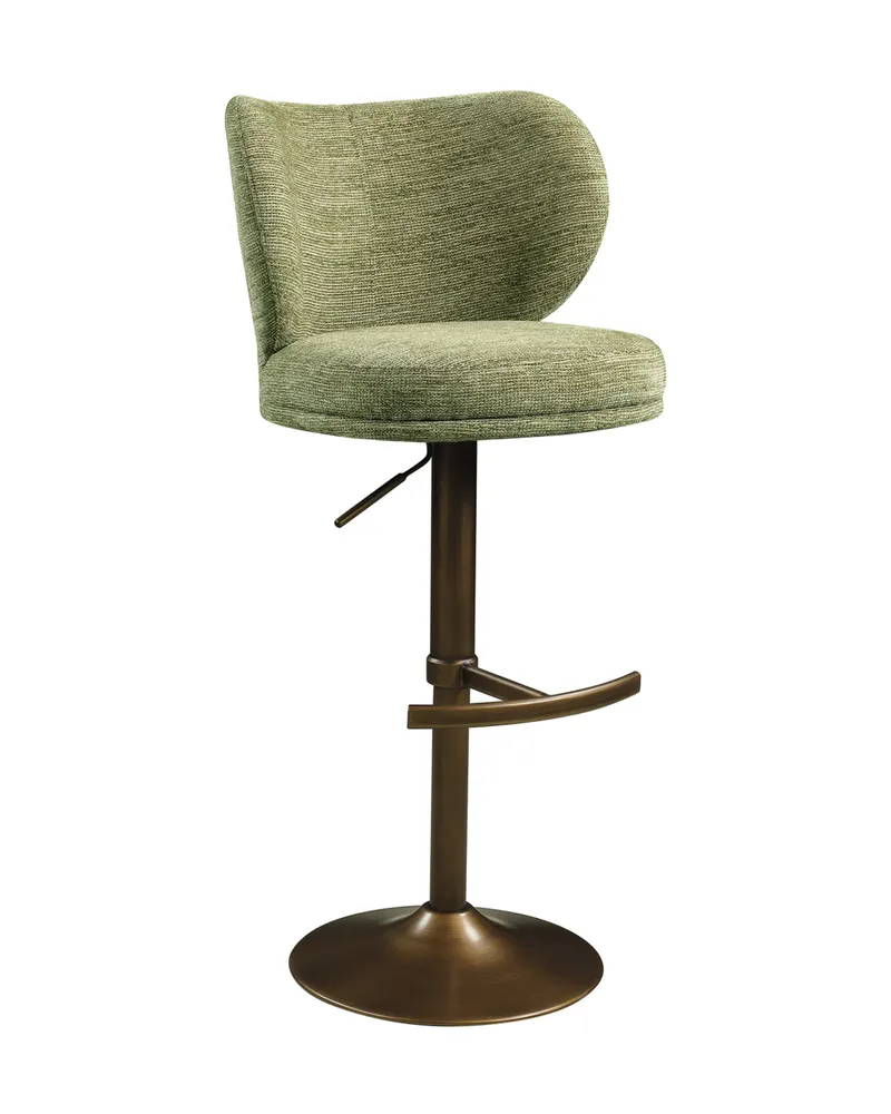 Barhocker Amely, Pistache softweave, drehbar von Richmond Interiors, Produktansicht 3