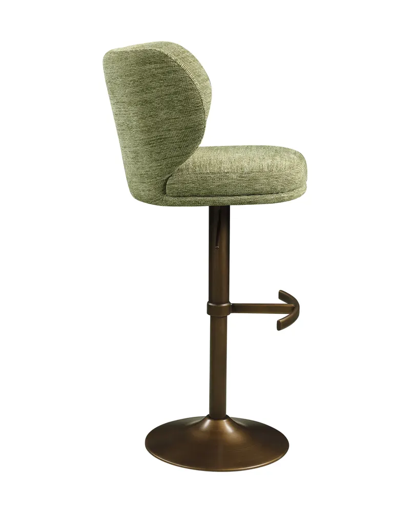 Barhocker Amely, Pistache softweave, drehbar von Richmond Interiors, Produktansicht 5