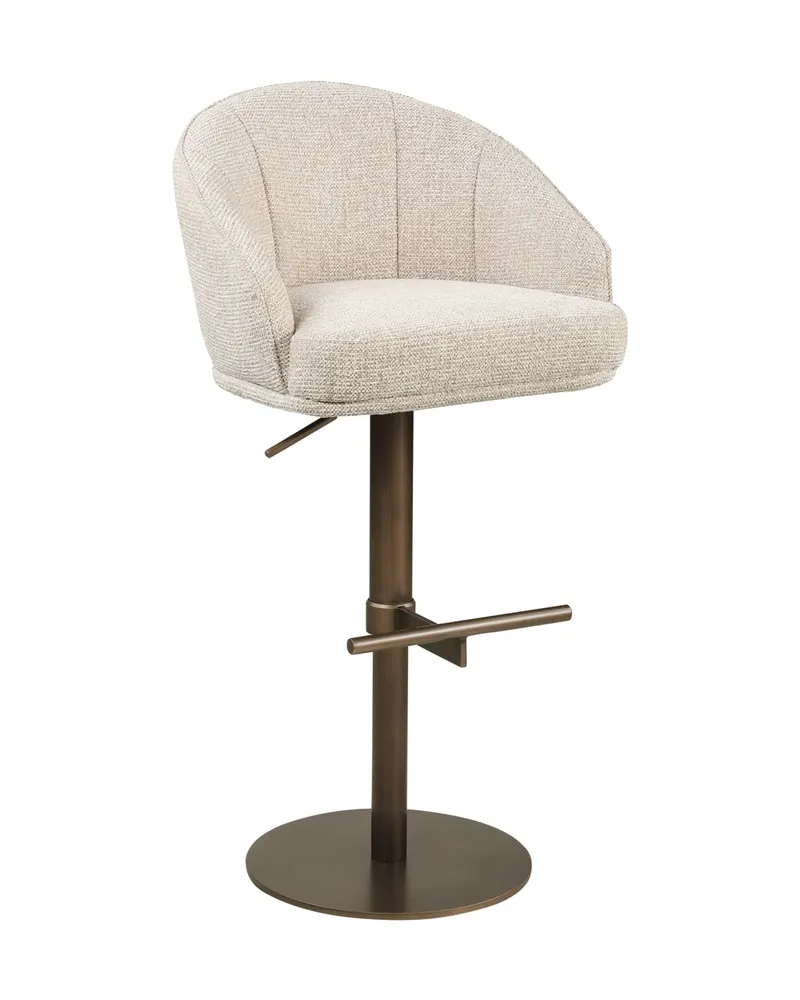 Barhocker Beverly, Natural fancy, drehbar von Richmond Interiors, Produktansicht 3