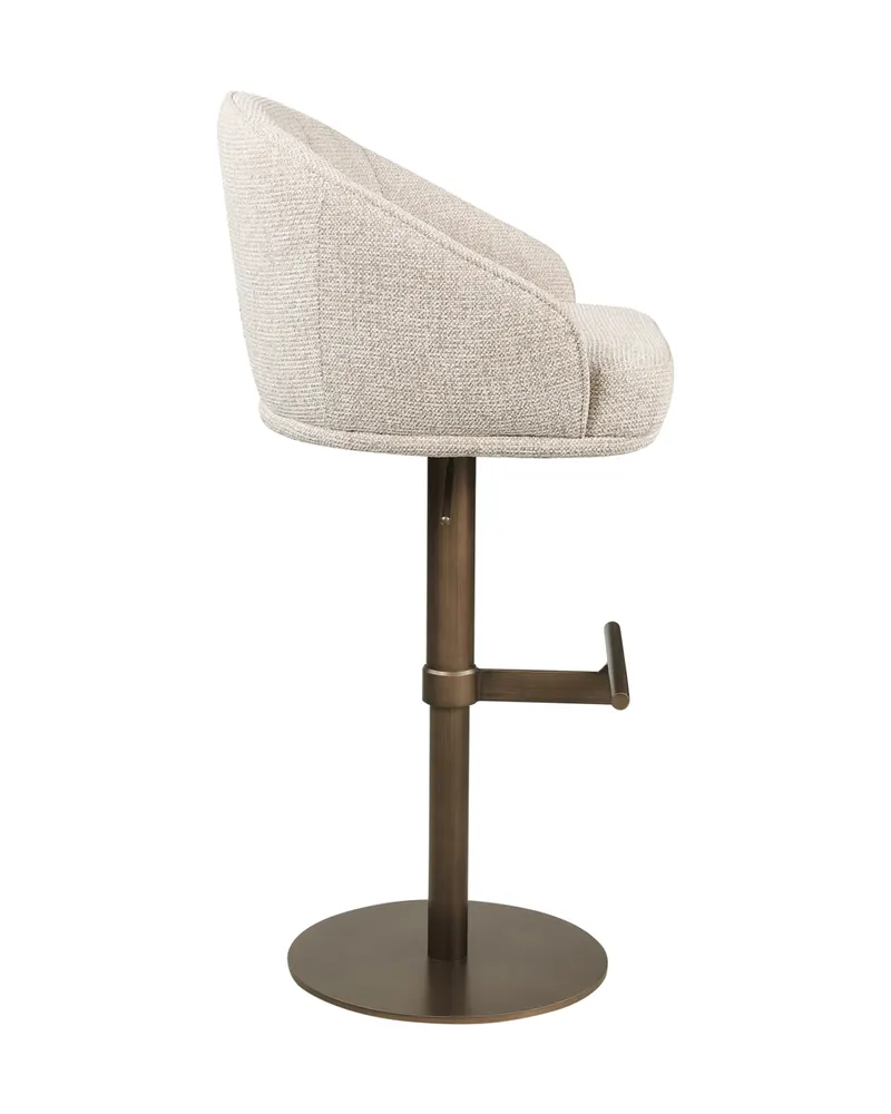 Barhocker Beverly, Natural fancy, drehbar von Richmond Interiors, Produktansicht 4