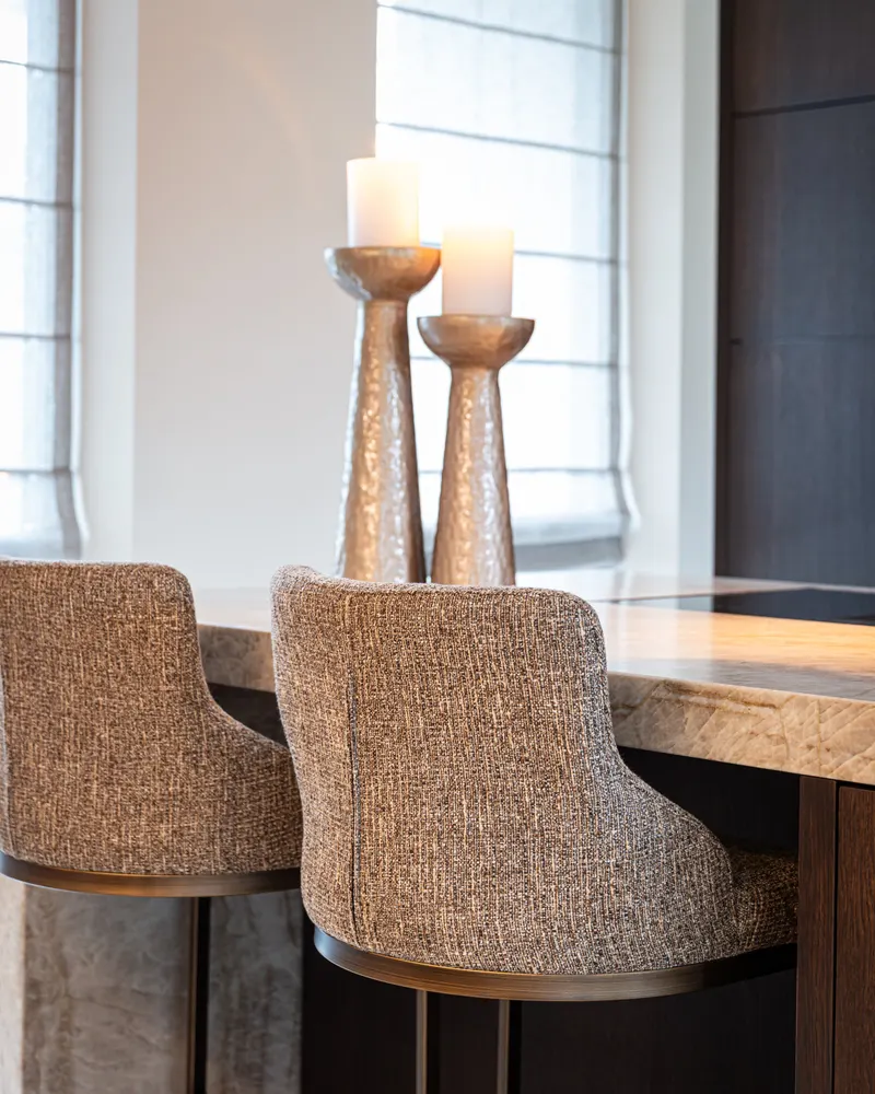 Barhocker Bolton, Brown tweed von Richmond Interiors, Wohnbeispiel 12, im Wohnraum