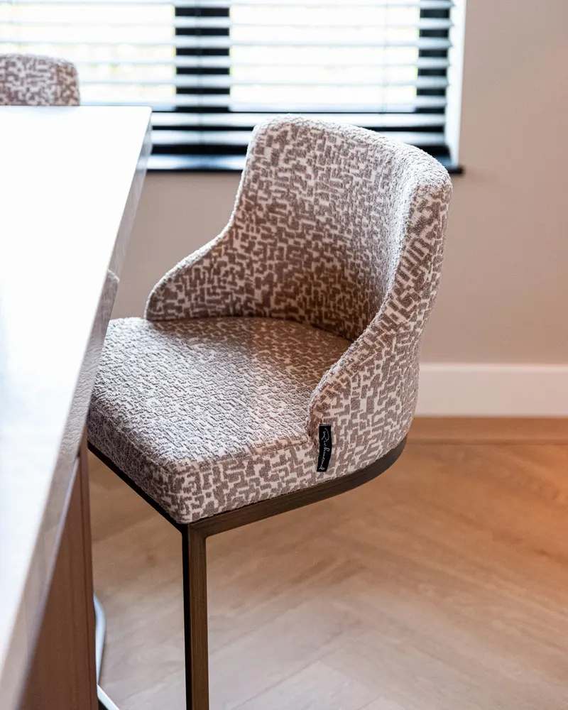 Barhocker Bolton, Natural geo von Richmond Interiors, Wohnbeispiel 10, im Wohnraum