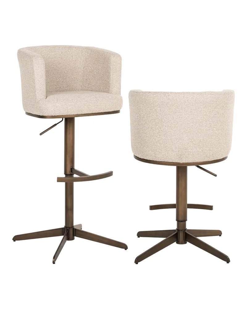 Barhocker Cheyenne, Biscotti, drehbar von Richmond Interiors, Produktansicht 3