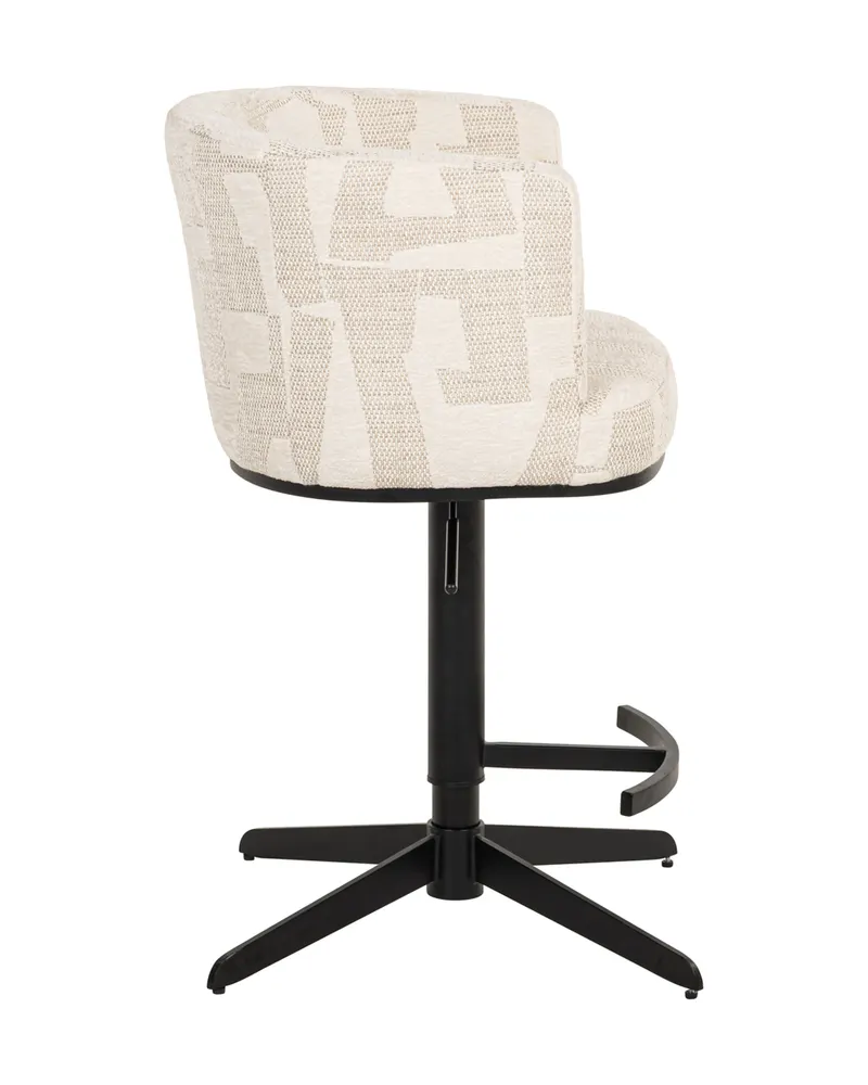 Barhocker Cheyenne, Beige graffic, drehbar von Richmond Interiors, Produktansicht 5