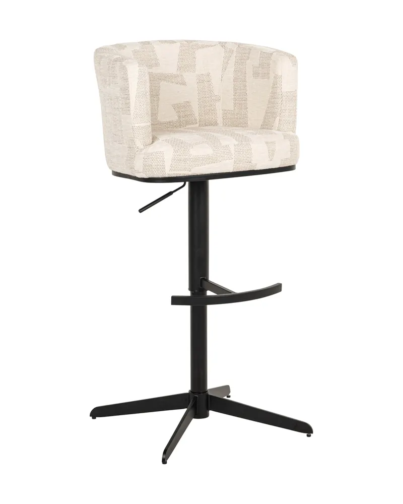 Barhocker Cheyenne, Beige graffic, drehbar von Richmond Interiors, Produktansicht 7