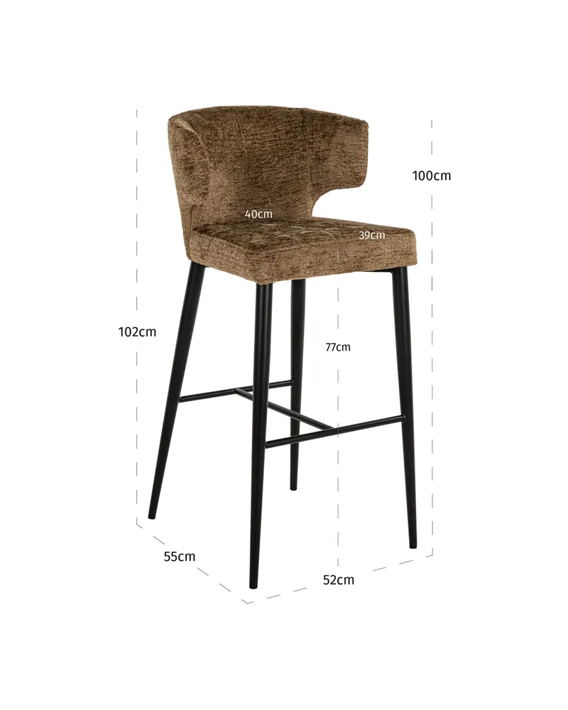 Taylor, Brandy Fusion, feuerhemmend von Richmond Interiors, Produktansicht 10