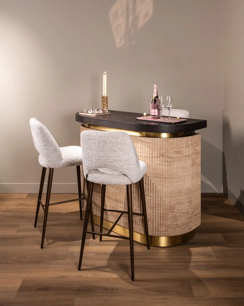Barmöbel Martini, Beige von Richmond Interiors, Wohnbeispiel 7, im Wohnraum