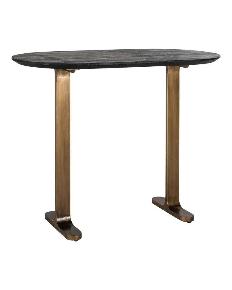 Bartisch Revelin, Schwarz/Goldfarben von Richmond Interiors, Produktansicht 2