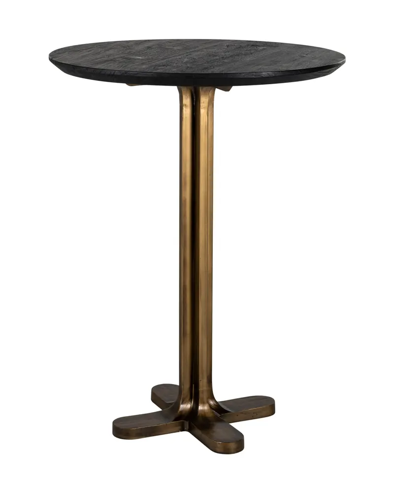 Bartisch Revelin, Schwarz/Goldfarben, 81Ø cm von Richmond Interiors