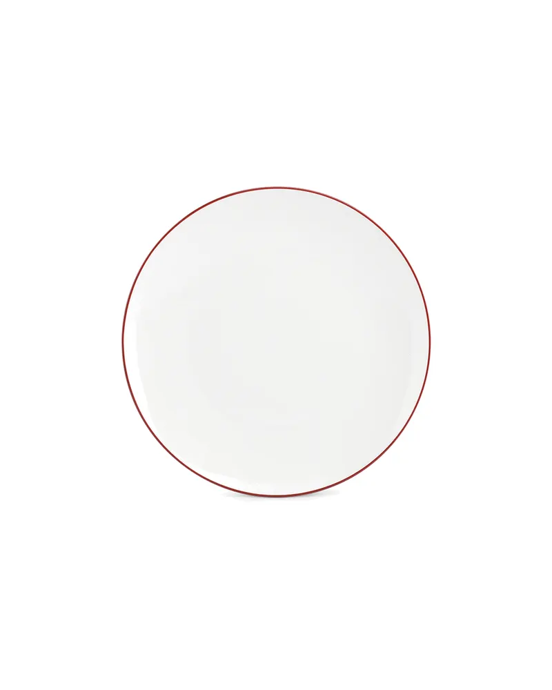 Basic White Teller aus Porzellan in Standard- oder Coupe-Form