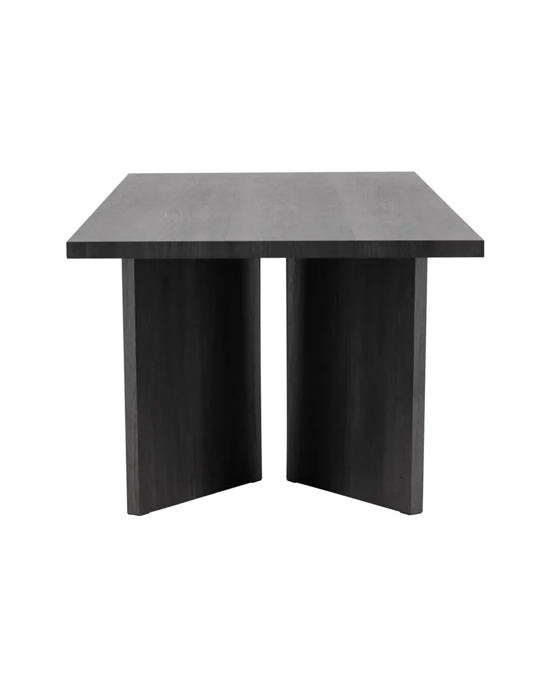 Bassholmen rechteckiger Esstisch in 240 × 100 cm, Schwarz, Ansicht 7