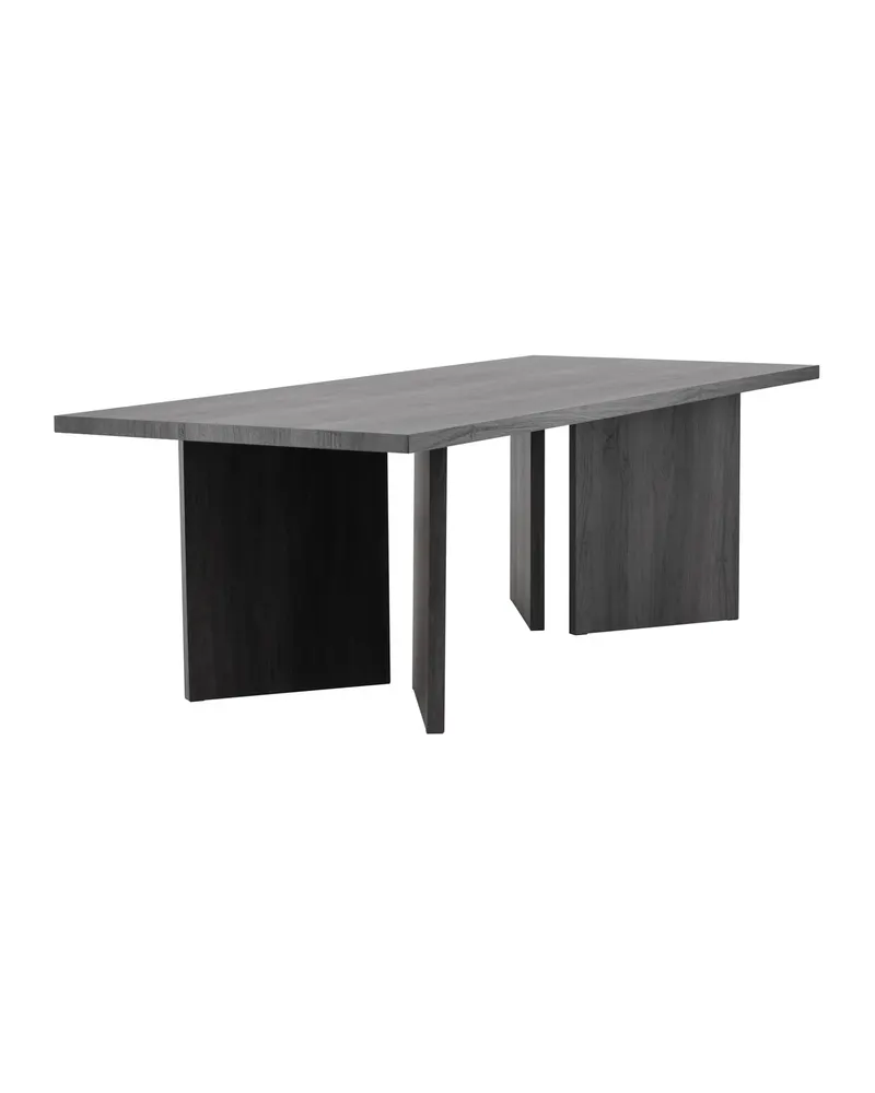 Bassholmen rechteckiger Esstisch in 240 × 100 cm, Schwarz, Ansicht 8