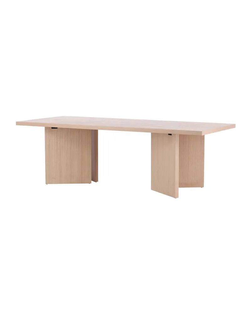 Bassholmen rechteckiger Esstisch in 240 × 100 cm, Whitewash, Ansicht 7