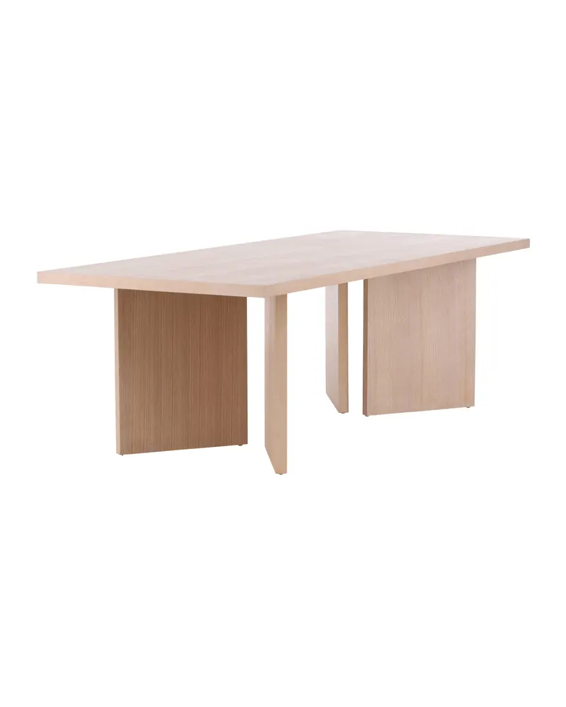 Bassholmen rechteckiger Esstisch in 240 × 100 cm, Whitewash, Ansicht 9