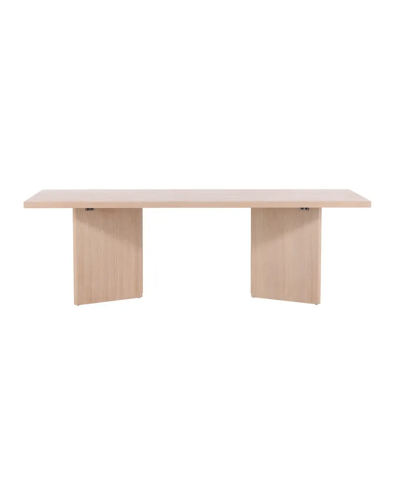 Bassholmen rechteckiger Esstisch in 240 × 100 cm, Whitewash, Ansicht 11