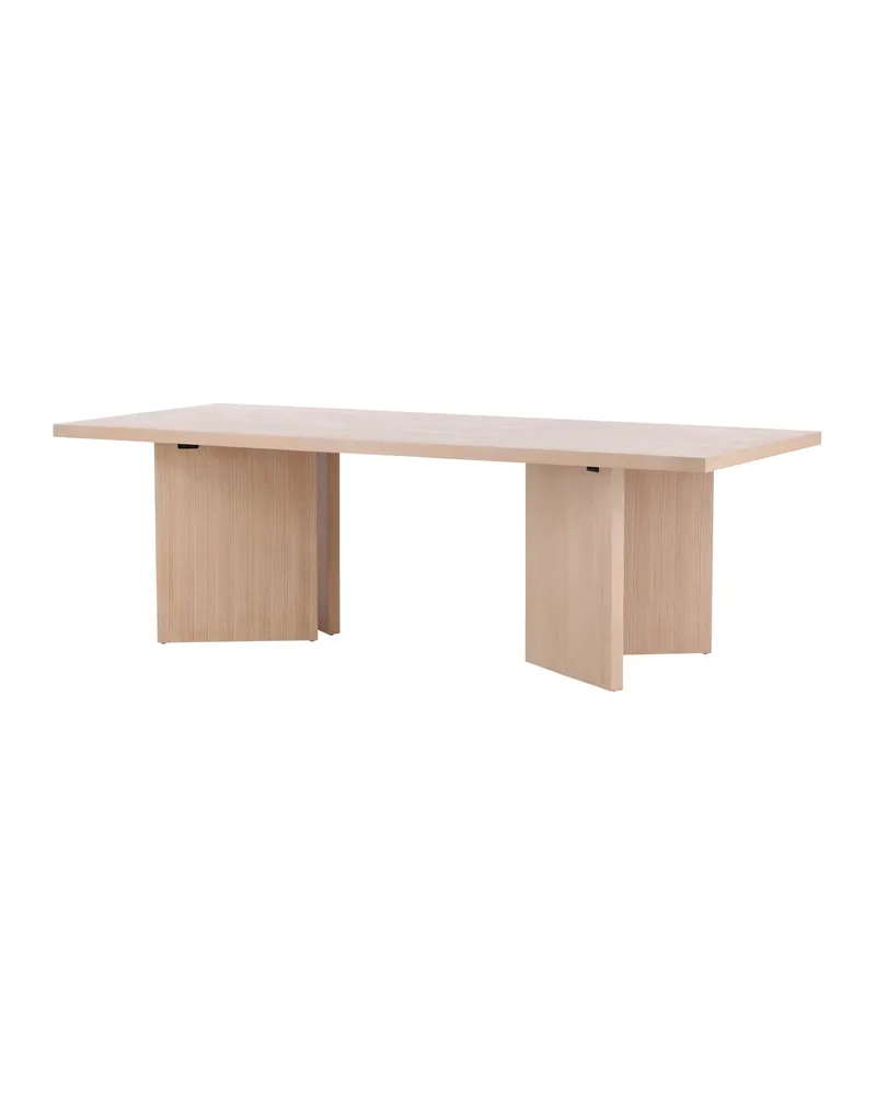 Bassholmen rechteckiger Esstisch in 240 × 100 cm, Whitewash, Ansicht 12