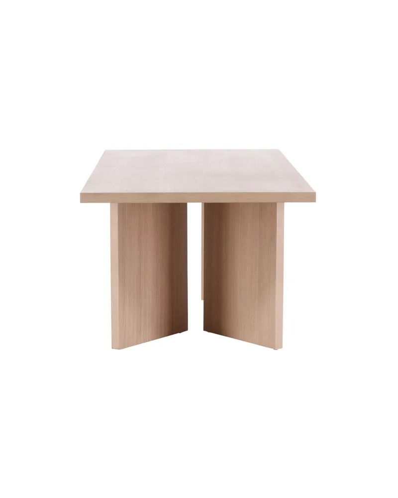 Bassholmen rechteckiger Esstisch in 240 × 100 cm, Whitewash, Ansicht 2