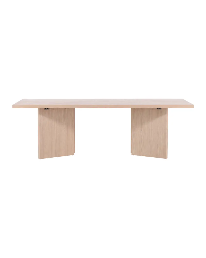 Bassholmen rechteckiger Esstisch in 240 × 100 cm, Whitewash, Ansicht 3