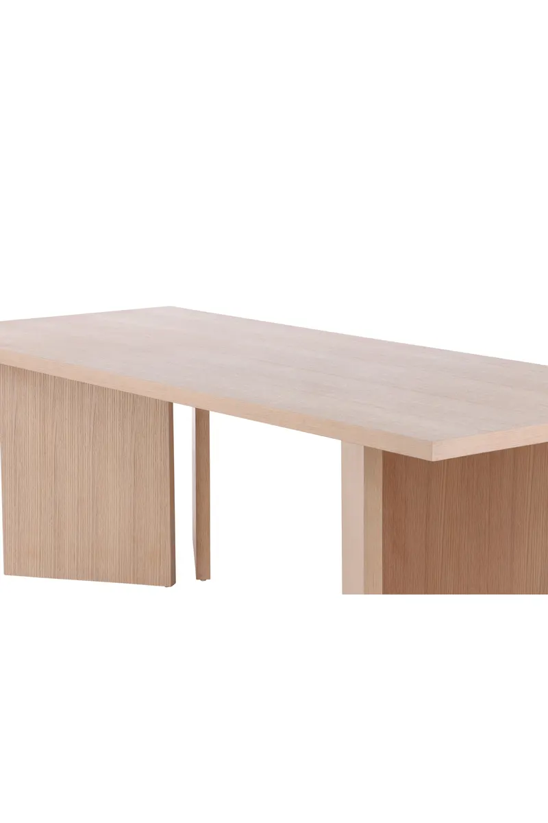 Bassholmen rechteckiger Esstisch in 240 × 100 cm, Whitewash, Ansicht 6