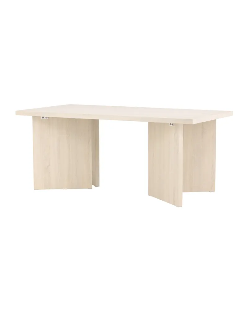 Bassholmen rechteckiger Esstisch in 180 × 90 cm, Whitewash, Ansicht 5