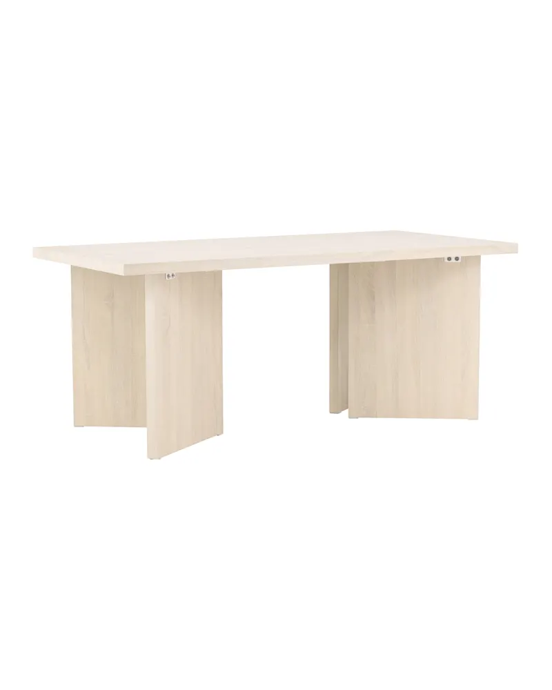 Bassholmen rechteckiger Esstisch in 180 × 90 cm, Whitewash, Ansicht 9